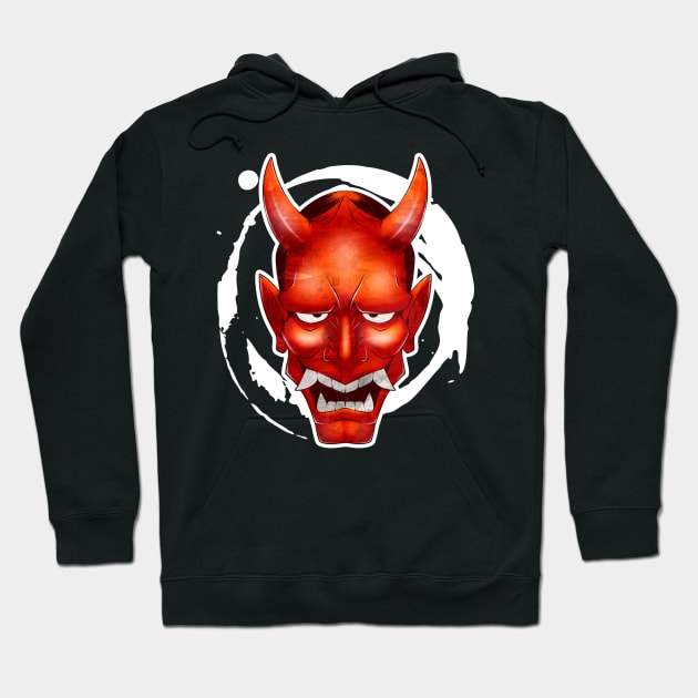 Hannya Hoodie by João Henrique Artworks